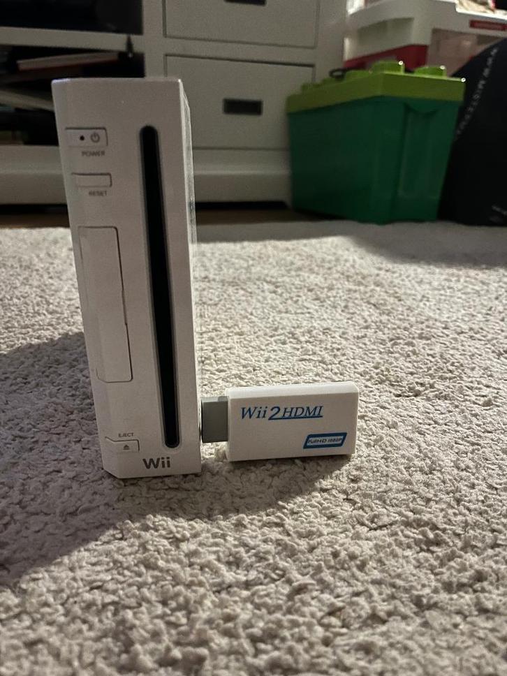 Nintendo Wii, Spelcomputers en Games, Spelcomputers | Nintendo Wii, Zo goed als nieuw, Met 1 controller, Met games, Ophalen