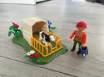 Playmobil Boerin met kalf - 5124, Ophalen of Verzenden, Zo goed als nieuw, Complete set