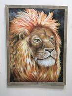 Acrylverf op houten plaat, Antiek en Kunst, Ophalen of Verzenden