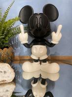 Mickey Mouse Beeld - 3D Geprint - Zwart Wit - 28,5 cm, Tuin en Terras, Ophalen of Verzenden, Nieuw, Kunststof, Dierenbeeld