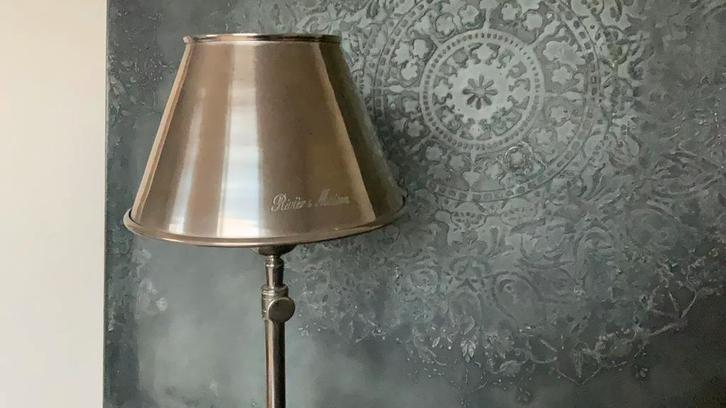Riviera Maison metalen schemerlampje tafellampje, Huis en Inrichting, Lampen | Tafellampen, Zo goed als nieuw, 50 tot 75 cm, Ophalen of Verzenden