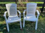Praktische Set van 2 x stapelbare stevige tuinstoelen, Tuin en Terras, Ophalen, Zo goed als nieuw, Kunststof, Stapelbaar