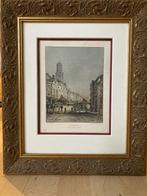 Utrecht vismarkt 37x31 kopie van heliogravure, Ophalen of Verzenden, Voor 1940