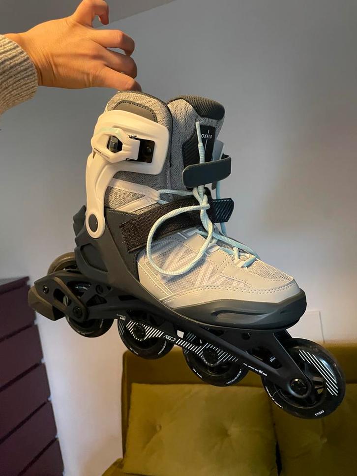 Oxelo FIT500 Dames Skeelers Maat 40 (geschikt voor 38), Sport en Fitness, Skeelers, Zo goed als nieuw, Inline skates 4 wielen