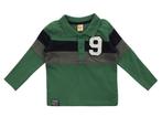 Frendz groene rugbyshirt polo poloshirt in streepdessin 110, Ophalen of Verzenden, Shirt of Longsleeve, Jongen, Nieuw