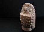 Wit beeldje uil uit afrikamuseum, Verzamelen, Beelden en Beeldjes, Ophalen of Verzenden, Zo goed als nieuw, Dier