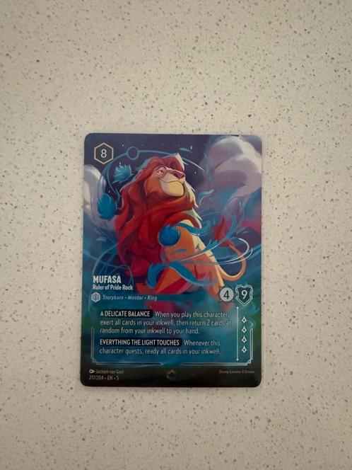 Lorcana enchanteds- mufasa, robin hood en mirabel madrigal!, Verzamelen, Disney, Nieuw, Ophalen of Verzenden