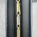 Gouden armband | 14K | 6,44gr | bicolor fantasie | 401104, Sieraden, Tassen en Uiterlijk, Ophalen of Verzenden, Zo goed als nieuw