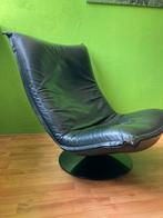 Artifort F980 F 980 zwart GEOFFREY HARCOURT, Huis en Inrichting, Fauteuils, Ophalen, Zo goed als nieuw, Leer