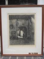 Hendrik de Laat(Scheen) Ets van de Orthensepoort den Bosch, Ophalen of Verzenden