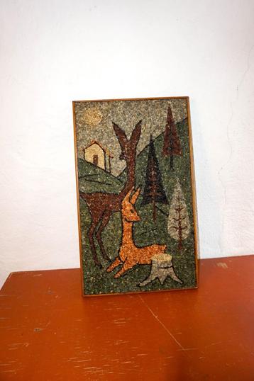 Wanddecoratie met boslandschap uit het midden van de vorige  beschikbaar voor biedingen
