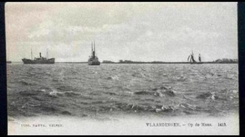 VLAARDINGEN - eeuw geleden - polders overzij !, Verzamelen, Ansichtkaarten | Nederland, Ophalen of Verzenden