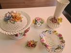 TE KOOP porselein Capodimonte basket bloemen, Antiek en Kunst, Antiek | Porselein, Ophalen