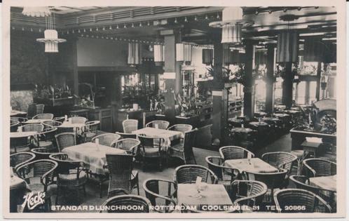 626D Rotterdam Coolsingel 31, Heck's Standard Lunchroom, Verzamelen, Ansichtkaarten | Nederland, Ongelopen, Zuid-Holland, 1920 tot 1940