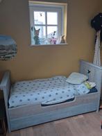 Steigerhouten peuterbed, Kinderen en Baby's, Kinderkamer | Bedden, Ophalen, 70 tot 85 cm, Zo goed als nieuw, Lattenbodem