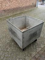 Rvs Bak op Wielen - 100x100x75cm, Doe-het-zelf en Verbouw, Ophalen