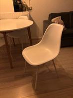 4 Witte Stoelen - Set, Huis en Inrichting, Stoelen, Ophalen, Kunststof, Wit, Zo goed als nieuw