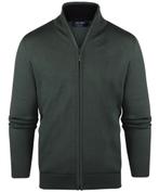 Saint James Colorado vest met rits, merinowol, groen, maat M, Maat 48/50 (M), Saint James, Ophalen of Verzenden, Zo goed als nieuw