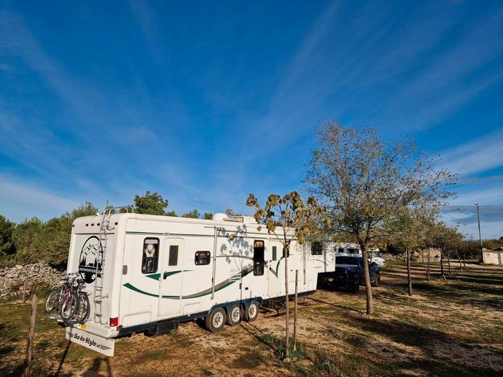 Ben Eilers voortent inclusief Fifth wheel oplegger, Caravans en Kamperen, Voortenten en Luifels, Zo goed als nieuw, Ophalen