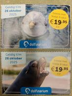 Korting tickets kaart Dolfinarium tot 8 personen per kaart, Tickets en Kaartjes, Drie personen of meer, Kortingsbon, Overige typen