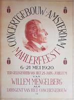 Affiche Gustav Mahler, Verzenden, Zo goed als nieuw, Artiest
