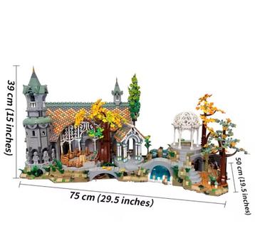 Rivendell Lord of the Rings - 6167 stenen - LEGO compatibel beschikbaar voor biedingen