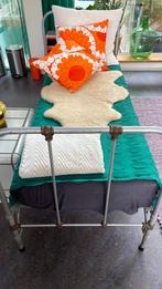 Brocante daybed sofa bank 160/70 cm, Huis en Inrichting, Ophalen, Gebruikt, Eenpersoons, Vintage brocante