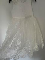 Bruidmeisje jurk maat 116, Nieuw, Bruidsmeisjeskleding, Ophalen of Verzenden, Wit