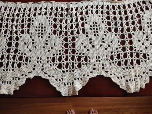Vintage Gehaakte gordijn valletjes, Antiek en Kunst, Antiek | Kleden en Textiel, Ophalen