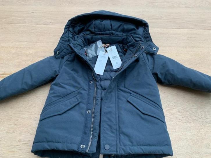 Nieuw blauw winter babyjasje van merk Noppies maat 80-86, Kinderen en Baby's, Babykleding | Maat 80, Nieuw, Jongetje of Meisje