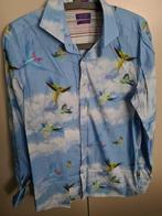 Giordano overhemd birds maat M, Kleding | Heren, Halswijdte 39/40 (M), Zo goed als nieuw, Giordano, Verzenden
