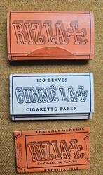 3 Vintage pakjes vloeitjes sigarettenpapier Rizla Rizla+, Verzamelen, Ophalen of Verzenden, Zo goed als nieuw