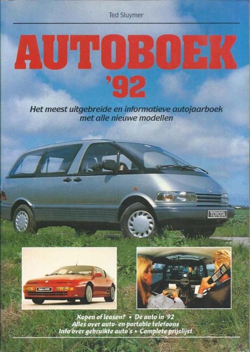 Autoboek 1992 Jaarboek : Alle merken A tot Z, Boeken, Auto's | Folders en Tijdschriften, Gelezen, Algemeen, Ophalen of Verzenden