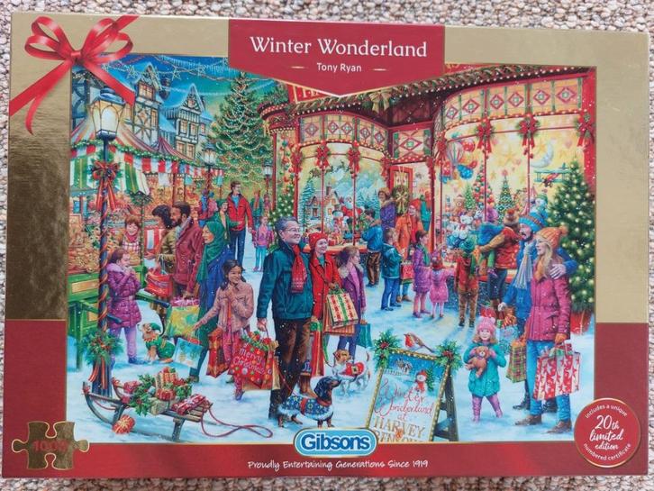 Gibsons puzzel, Hobby en Vrije tijd, Denksport en Puzzels, Zo goed als nieuw, Legpuzzel, 500 t/m 1500 stukjes, Ophalen of Verzenden