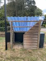 Tijdelijk hokje met lichtplaatjes, Doe-het-zelf en Verbouw, Ophalen, Gebruikt