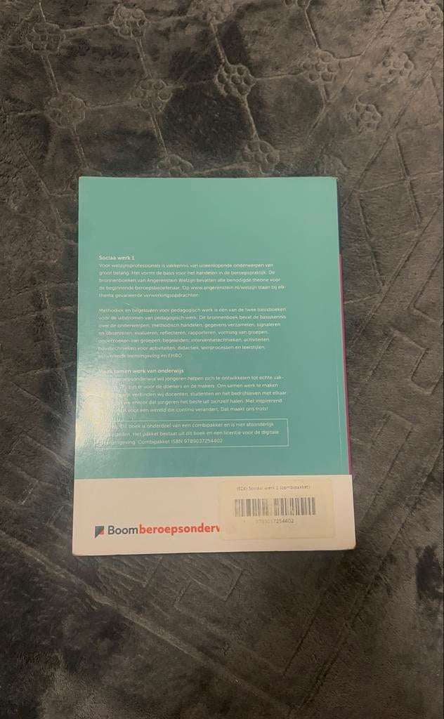 Basisboek Sociaal Werk + Sociaal Werk 1, Boeken, Ophalen of Verzenden, Gamma, Zo goed als nieuw, MBO