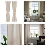 Gordijnen - Ikea Lenda, Ophalen, 100 tot 150 cm, 200 cm of meer, Beige