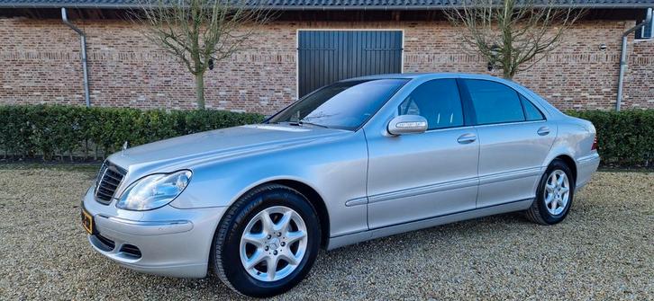 Mercedes S500 Lang 2003 Facelift 43.000 Absolute nieuwstaat., Auto's, Mercedes-Benz, Particulier, S-Klasse, ABS, Achteruitrijcamera