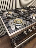 Luxe Boretti 6 pits zwart hoogglans 2 ovens 100 cm, Witgoed en Apparatuur, Fornuizen, Fornello Esperta, Grill, Ophalen of Verzenden