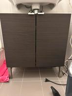 Ikea Lillangen wastafel onderkast badkamermeubel donkerbruin, Ophalen, 50 tot 100 cm, Zo goed als nieuw, Minder dan 100 cm