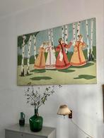 Vintage Oost-Europees schilderij 123cm x 180cm, Ophalen