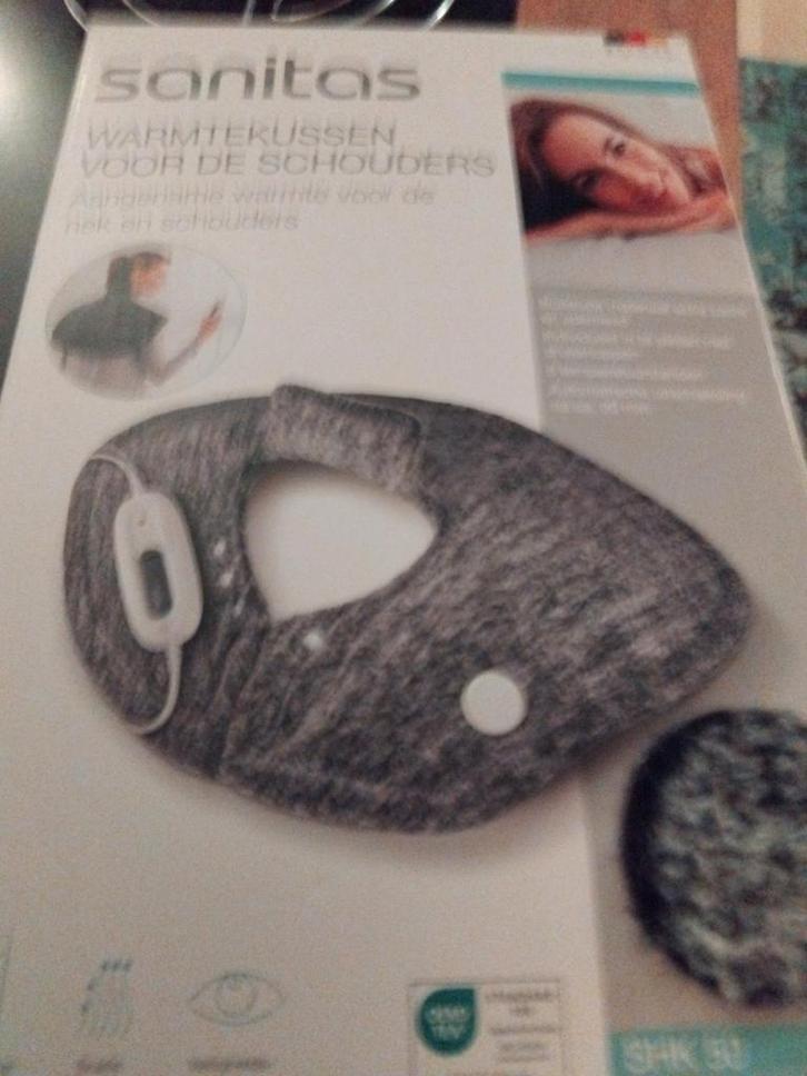 Sanitas Warmtekussen voor de Schouders - SHK 52, Sport en Fitness, Massageproducten, Nieuw, Massagestoel of Kussen, Ophalen of Verzenden
