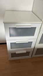 Ikea lade kasten, nachtkastje en 2x grotere lade kast., Ophalen, 50 tot 100 cm, Zo goed als nieuw, Minder dan 100 cm