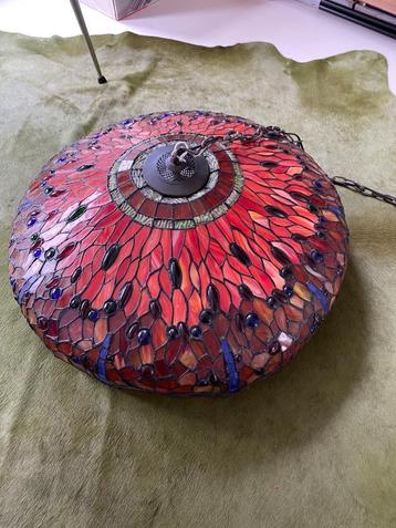 "Tiffany Style" Hanglamp, Hars, 65 cm breed beschikbaar voor biedingen