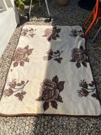 Grote vintage wollen deken, Huis en Inrichting, Woonaccessoires | Plaids en Woondekens, Ophalen of Verzenden