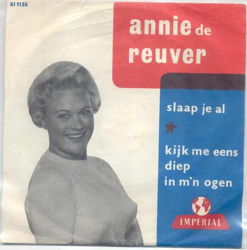 Annie de Reuver- Slaap je al?, Cd's en Dvd's, Vinyl | Nederlandstalig, Gebruikt, Levenslied of Smartlap, Overige formaten, Verzenden