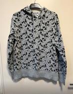 Grijs/zwart (poezen) hoodie. Maat M, Ophalen of Verzenden, Gedragen, Maat 38/40 (M), Grijs