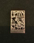 Prachtige broche, ontw. Jeroen Krabbé, 1992, zilver, gemerkt, Sieraden, Tassen en Uiterlijk, Broches, 4 tot 7 cm, Ophalen of Verzenden
