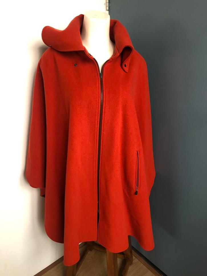 Damo donna wol wollen cashmere oranje poncho, Kleding | Dames, Grote Maten, Zo goed als nieuw, Jas of Mantel, Oranje, Ophalen of Verzenden
