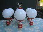 ItalianDesign.Unieke,originele kroonluchter uit de seventies, Ophalen of Verzenden, Zo goed als nieuw, Glas